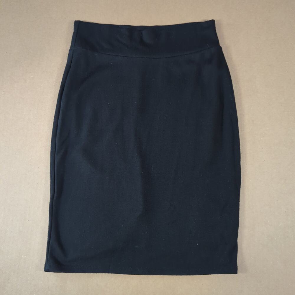 Charlotte Russe Black Pencil Skirt Womens M Office Siren Corporate Goth